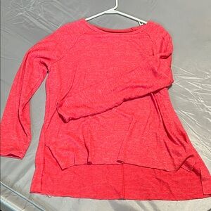 Women's Coral Long Sleeve Top